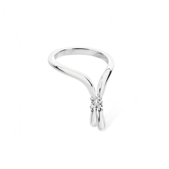 Lucy Q Open Double Drop Ring