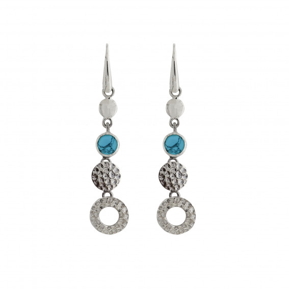 Charlotte's Web Lakshmi Silver Earrings - Turquoise