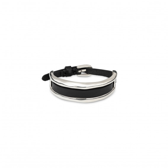 UNOde50 Total Black Bracelet - Silver