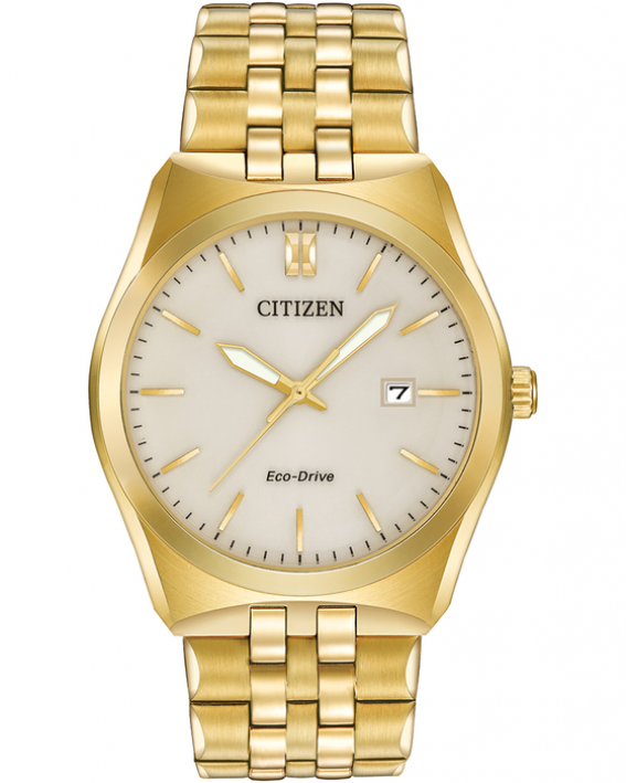 Citizen Eco Drive Men's Gold-Tone Bracelet Watch BM7332-53P