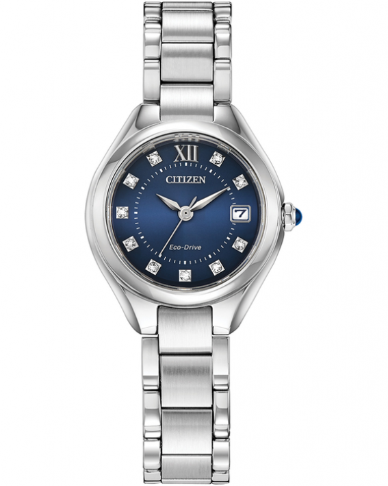 Citizen Ladies Eco-Drive Silhouette Crystal Watch EW2540-83L