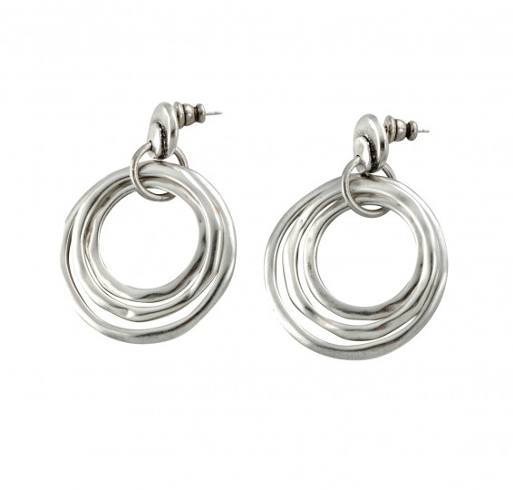 UNO de 50 HIPSTER Earrings - Silver